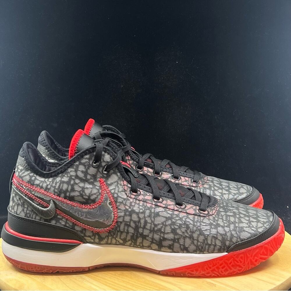 Nike Zoom LeBron NXXT Gen Black Red White DR8784 001 Men's Size 14 - Picture 5 of 8